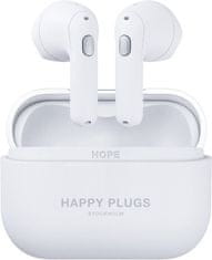 Happy Plugs Hope, biela - zánovné