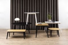 Design Scandinavia Jedálenský stôl Roxby, 105 cm, biela
