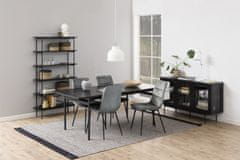 Design Scandinavia Jedálenský stôl Angus, 200 cm, čierna