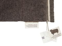 Lorena Canals Vlnený koberec Steppe - Sheep Brown 80x140