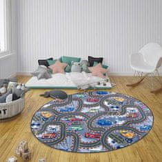 Hanse Home Detský kusový koberec Play 105204 kruh 133x133 (priemer) kruh