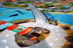 Vopi Protišmykový kusový koberec Ultra Soft Mesto s plážou 70x95