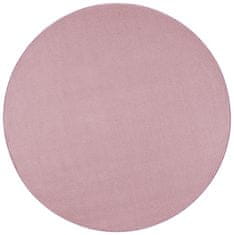 Hanse Home Kusový koberec Nasty 104446 Light-Rose 133x133 (priemer) kruh