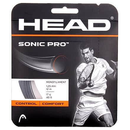 Head Sonic Pro tenisový výplet 12 m čierna Priemer: 1,25