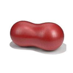 LiveUp Gymnastická lopta peanut 90x45 cm - Červená