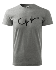 Fenomeno Pánske tričko Tep(rybár) - šedé Veľkosť: XL
