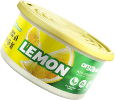 Natural Fresh Vôňa do auta Organic plechovka s viečkom Lemon 42 g