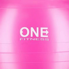ONE Fitness Gymnastická lopta Gym Ball 10 ružový, 55 cm