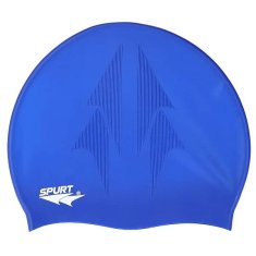 SPURT Silikónová čiapka F230 s plastickým vzorom, modrá