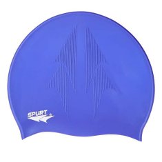 SPURT Silikónová čiapka SE34 s plastickým vzorom, modrá