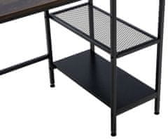 BHM Germany Písací stôl Oviedo, 120 cm, čierna/hnedá