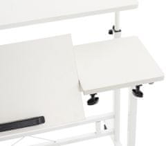 BHM Germany Písací stôl Telford, 80 cm, biela