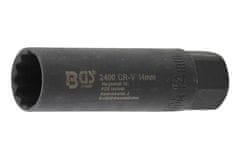 BGS technic Hlavica pre zapaľovacie sviečky 3/8" x 14mm, dĺžka 65mm, extra úzka - BGS 2400