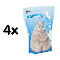 Akinu stelivo HAPPY CAT 4 x 3,6l White