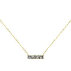 Preciosa Luxusný oceľový náhrdelník Desire s českým krištáľom Preciosa 7430Y19