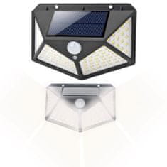 Iso Trade Solárne nástenné svietidlo, 100 LED, Iso Trade | L10720