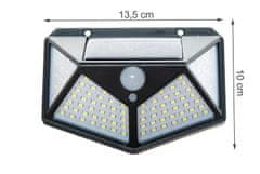 Iso Trade Solárna lampa 100LED