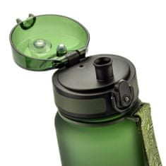 MTR Tritanová športová fľaša 650 ml, tmavo zelená D-166-TZ