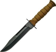 ACM Nôž s pevnou čepeľou Survival Fixed Blade - hnedý (CN211360DS)