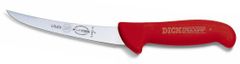 F. Dick Vykosťovací nôž so zahnutou čepeľou, poloohybný, červený, dĺžka 15 cm