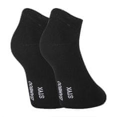 Styx 3PACK ponožky nízke bambusové čierne (3HBN960) - veľkosť XL