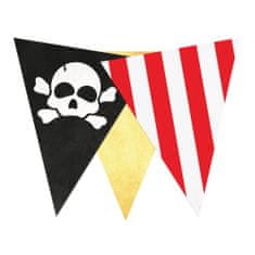 Párty girlanda pirátska baner - vlajka - 150 cm