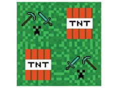 Párty papierové servítky Pixel - Minecraft - 20 ks