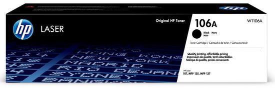HP LaserJet Toner 106A, čierny (W1106A)