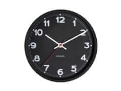 Karlsson Nástenné hodiny New Classic KA5846, čierna 20cm 