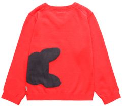 Boboli chlapčenský sveter s buldogom 734341, červená, 104