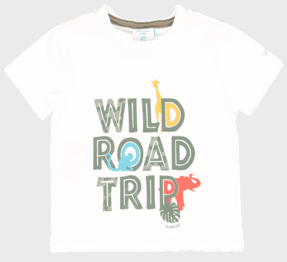 Boboli chlapčenské tričko z biobavlny Born To Be Wild 334055
