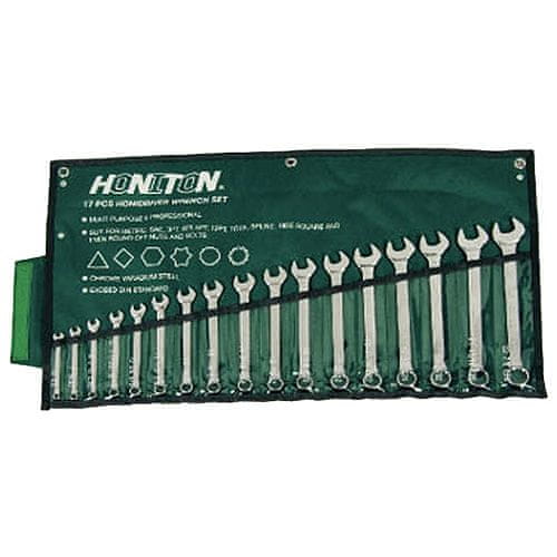 Honiton Sada kľúčov HONITON 1517HCWPE, vidlicové, 17 dielna, 6-22 mm
