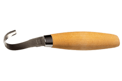Morakniv 13388 Hook Knife162 rezbársky nôž 5,5 cm, brezové drevo, kožené puzdro