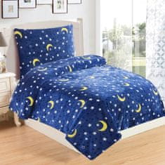 shumee Mikroplyšové posteľné obliečky - nočná obloha, 140x200 cm