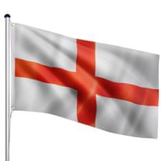 Greatstore FLAGMASTER vlajkový stožiar vr.vlajky- Anglicko , 650 cm