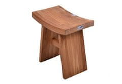 shumee stolička z tíkového dreva divero