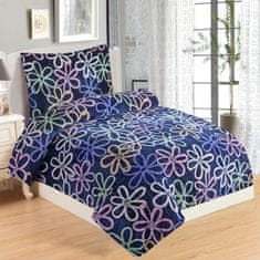 shumee Mikroplyšové posteľné obliečky - kvety Mona, 140x200 cm