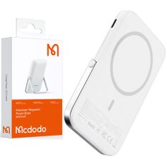 Mcdodo MCDODO GOPOWER POWERBANK 5000MAH PD 3.0 PRE IPHONE 12 13 MAGSAFE WHITE MC-7051