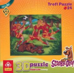 Trefl Puzzle Scooby Doo: Futbal 3D 24 dielikov