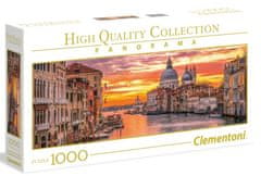 Clementoni Panoramatické puzzle Kanál Grande, Benátky 1000 dielikov
