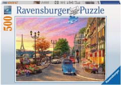 Ravensburger Puzzle Večer v Paríži 500 dielikov