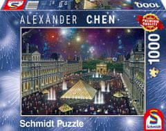 Schmidt Puzzle Ohňostroj v Louvre 1000 dielikov