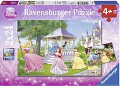 Ravensburger Puzzle Očarujúce princezné 2x24 dielikov