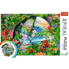 Trefl Spiral puzzle Tropické zvieratá 1040 dielikov