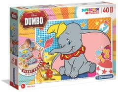 Clementoni Puzzle Dumbo FLOOR 40 dielikov