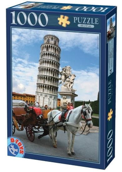 D-Toys Puzzle Šikmá veža v Pise, Taliansko 1000 dielikov