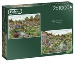Falcon Puzzle Život na vidieku 2x1000 dielikov