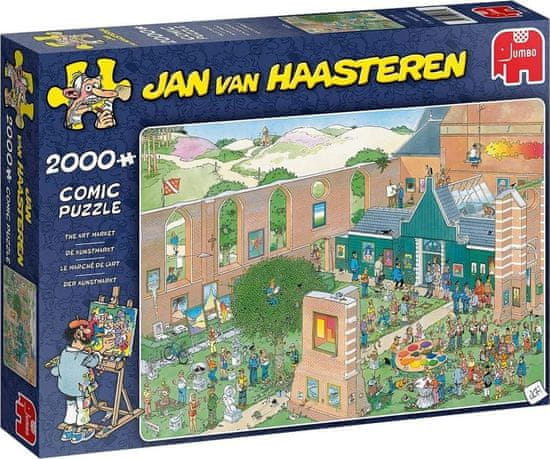 Jumbo Puzzle Trh s umením 2000 dielikov