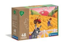Clementoni Play For Future Puzzle Zvieratá na farme 3x48 dielikov