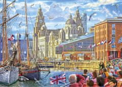 Gibsons Puzzle Albert Dock, Liverpool 1000 dielikov